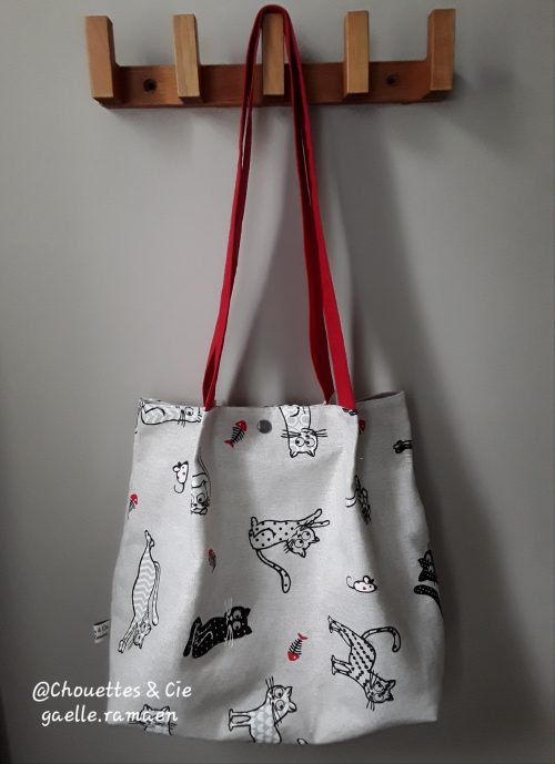 Sac imprimé chats – Image 2