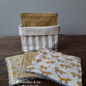 Pack lingettes démaquillantes réutilisables