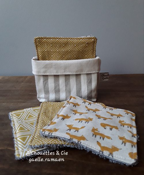 Pack lingettes démaquillantes réutilisables