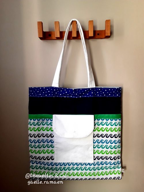 Tote bag pliable
