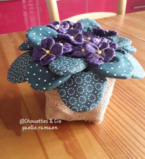 Pot de violettes