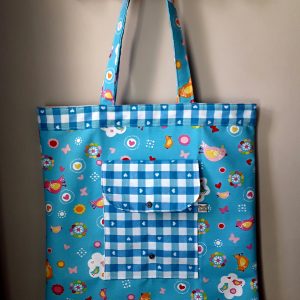 Tote bag pliable