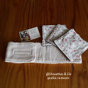 Pack bandeau et lingettes lavables